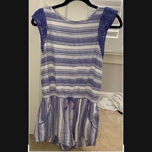 Girls Cat and Jack Romper